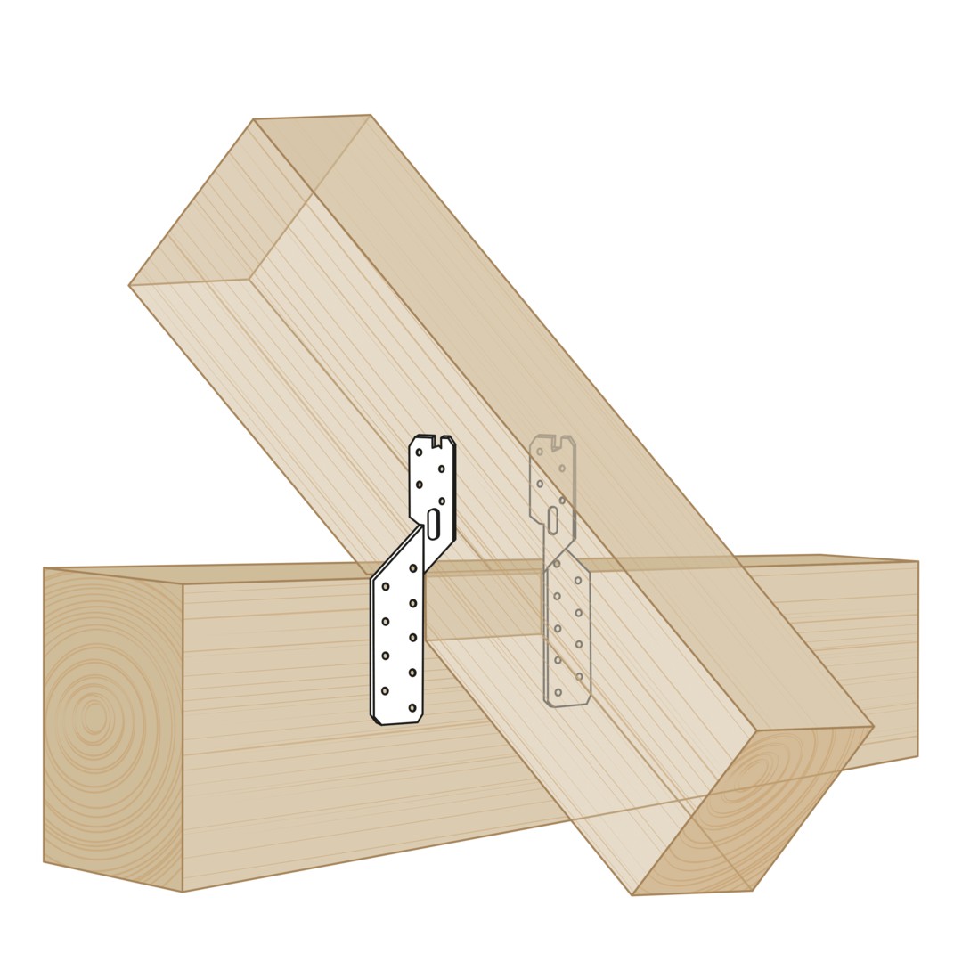 SPAX Escuadra para cerchas y cabrios Uni RLD 170x36x2,0 - 100 UD.