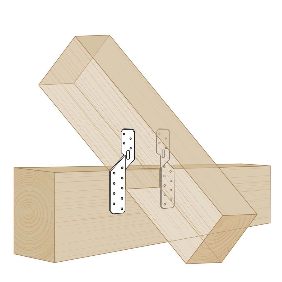 SPAX Escuadra para cerchas y cabrios Uni RL 170x36 2,0 - 100 UD.