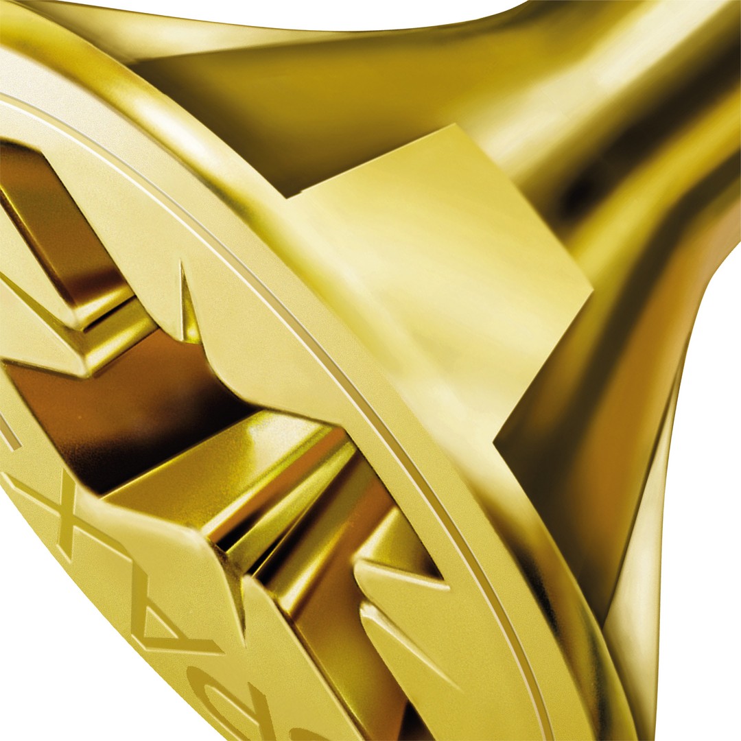 SPAX Tornillo universal, 3,5 x 50 mm, 20 unidades, Rosca parcial, Cabeza plana, Ranura en cruz Z2, 4CUT, YELLOX