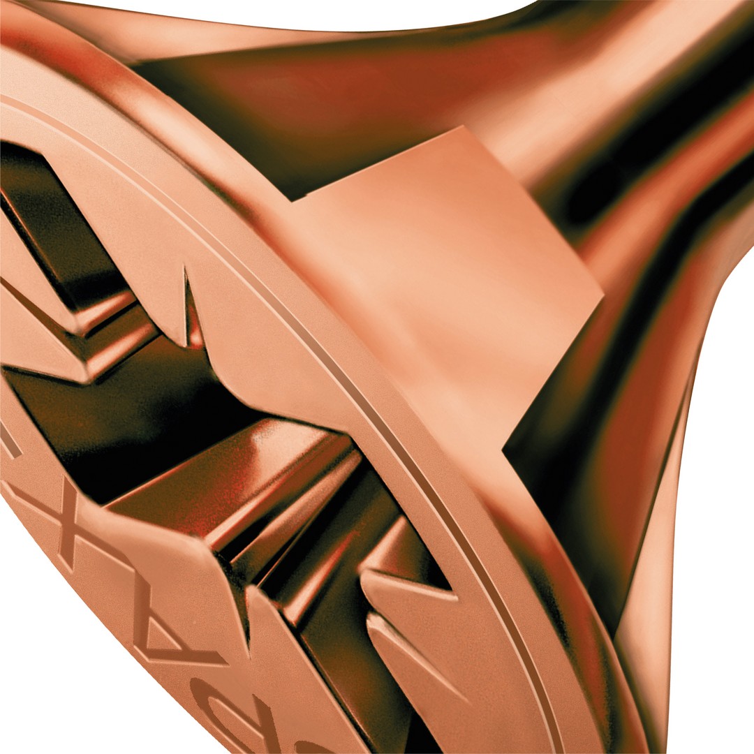SPAX Tornillo universal, 2,5 x 10 mm, 200 unidades, Rosca completa, Cabeza plana, Ranura en cruz Z1, Punta S, bronce