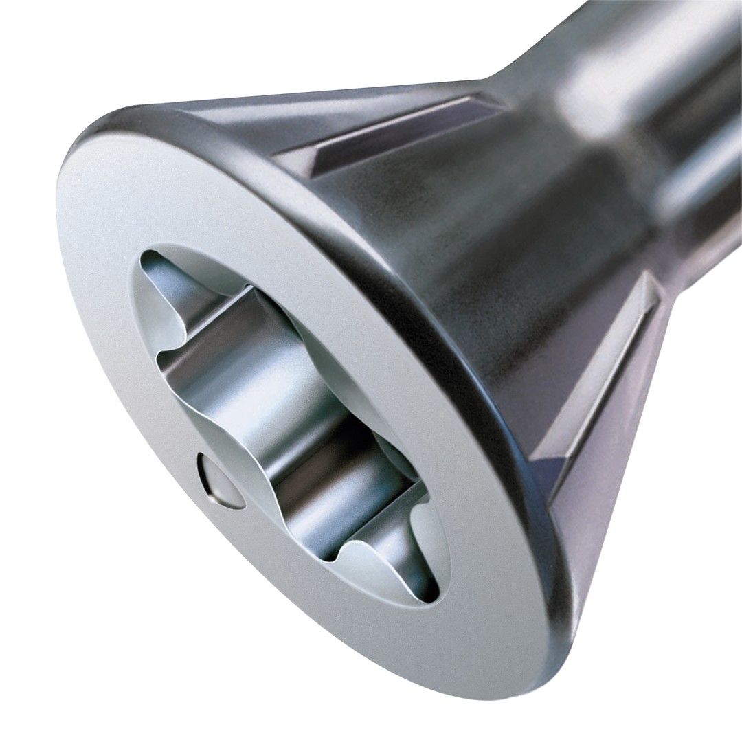 SPAX-M, 3,5 x 40 mm, 125 unidades, Rosca parcial, Cabeza plana, T-STAR plus T15, Punta CUT, WIROX