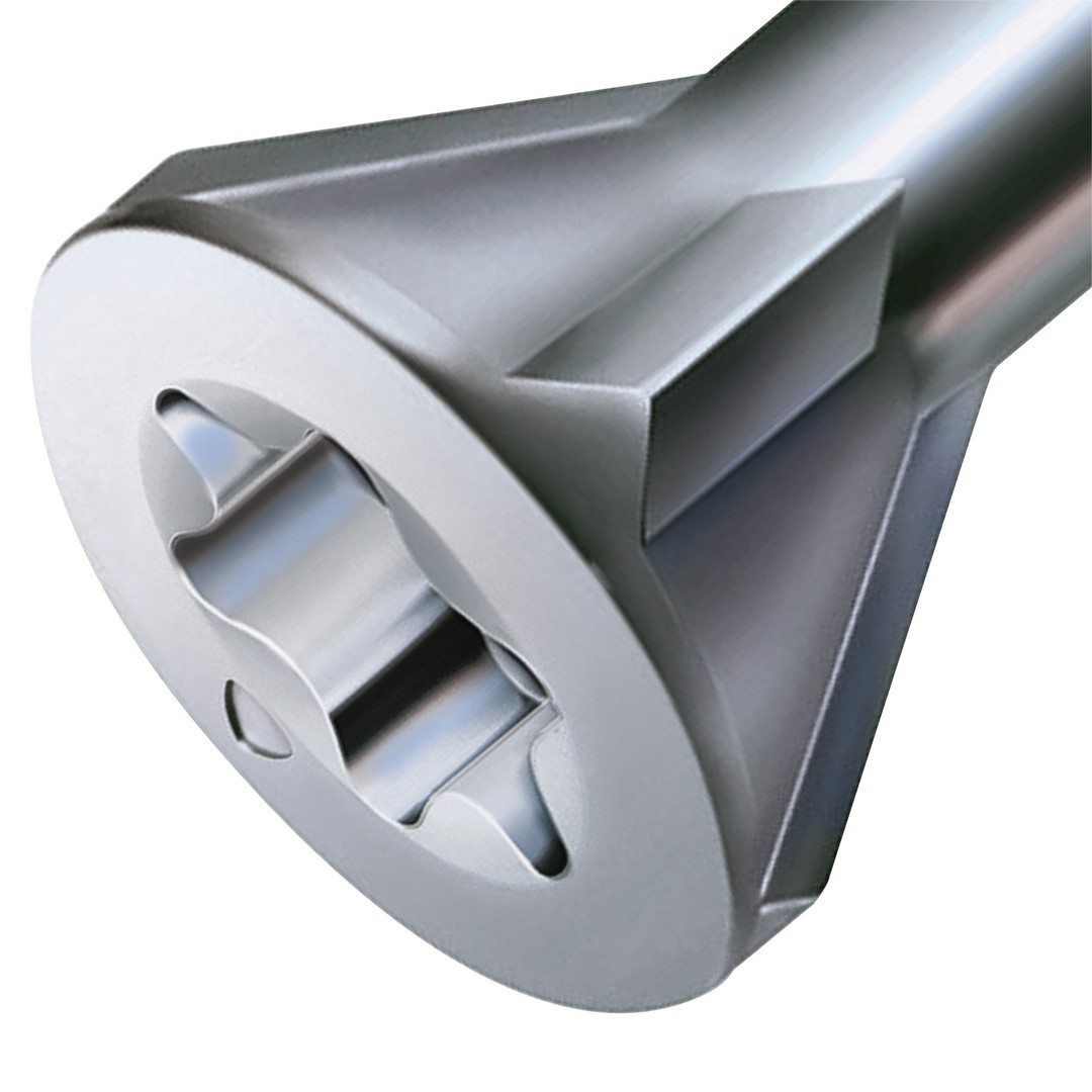 SPAX para suelos de madera maciza, 3,5 x 45 mm, 350 unidades, Rosca parcial, Cabeza plana, T-STAR plus T10, Punta CUT, WIROX