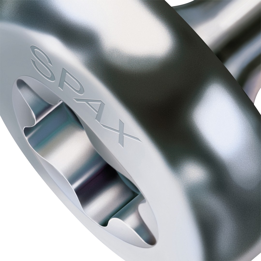 SPAX Tornillo universal, Rosca completa, Cabeza redonda, T-STAR plus, 4CUT, WIROX, 10 mm, 30 uds