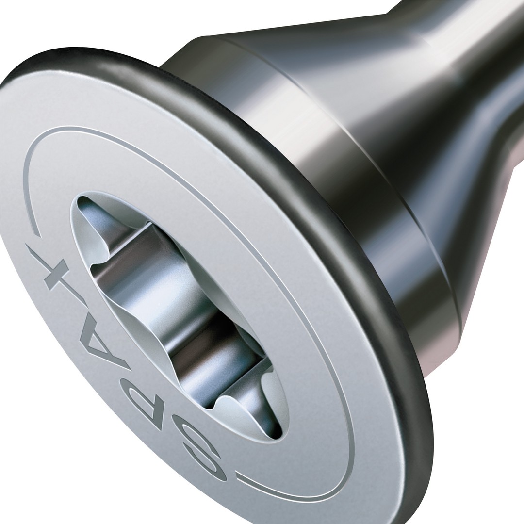 SPAX construcciones en madera, cabeza arandela, 5 x 53 mm, 20 unidades, Rosca parcial, T-STAR plus T20, 4CUT, WIROX