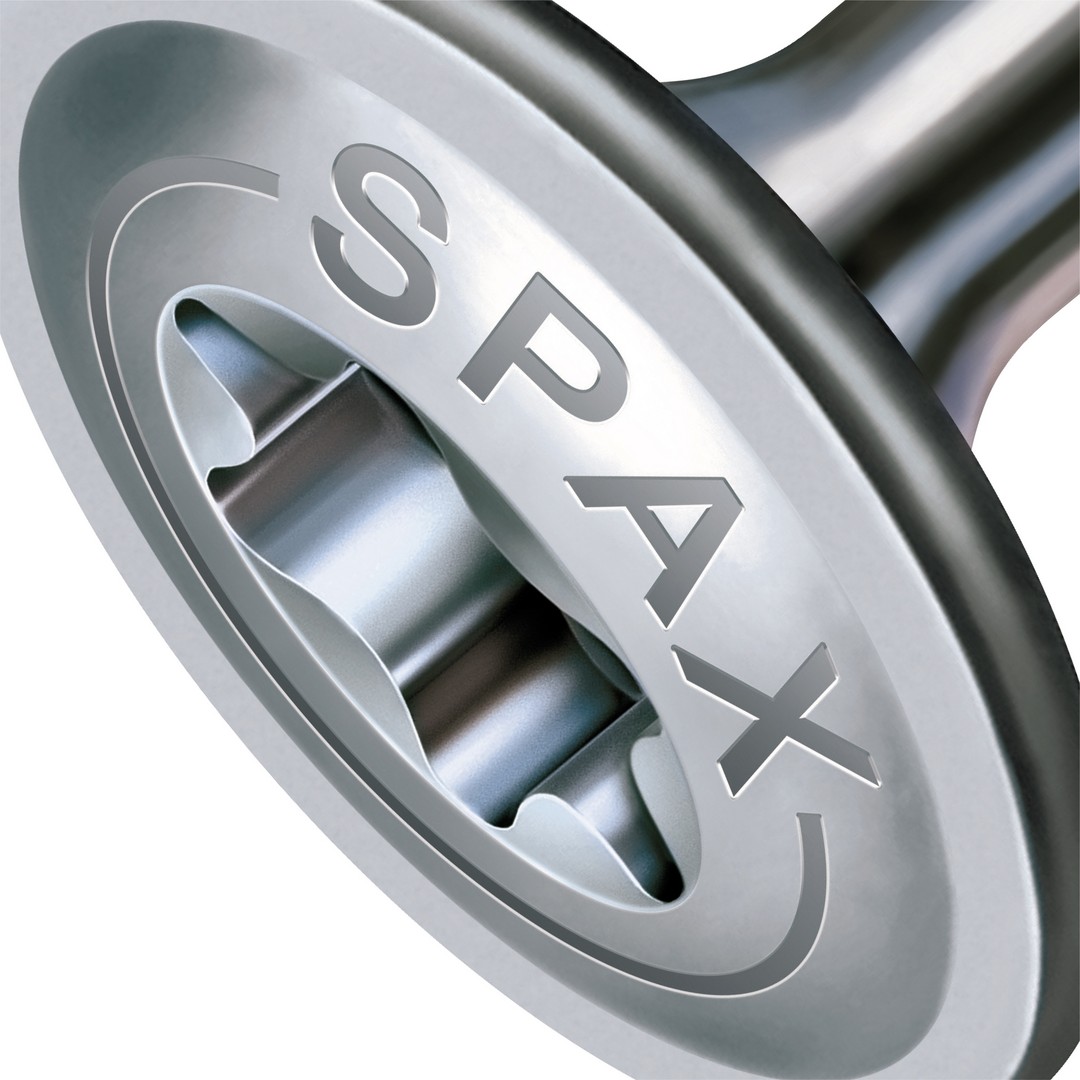 SPAX construcciones en madera, cabeza arandela, 6 x 100 mm, 10 unidades, Rosca parcial, T-STAR plus T30, 4CUT, WIROX