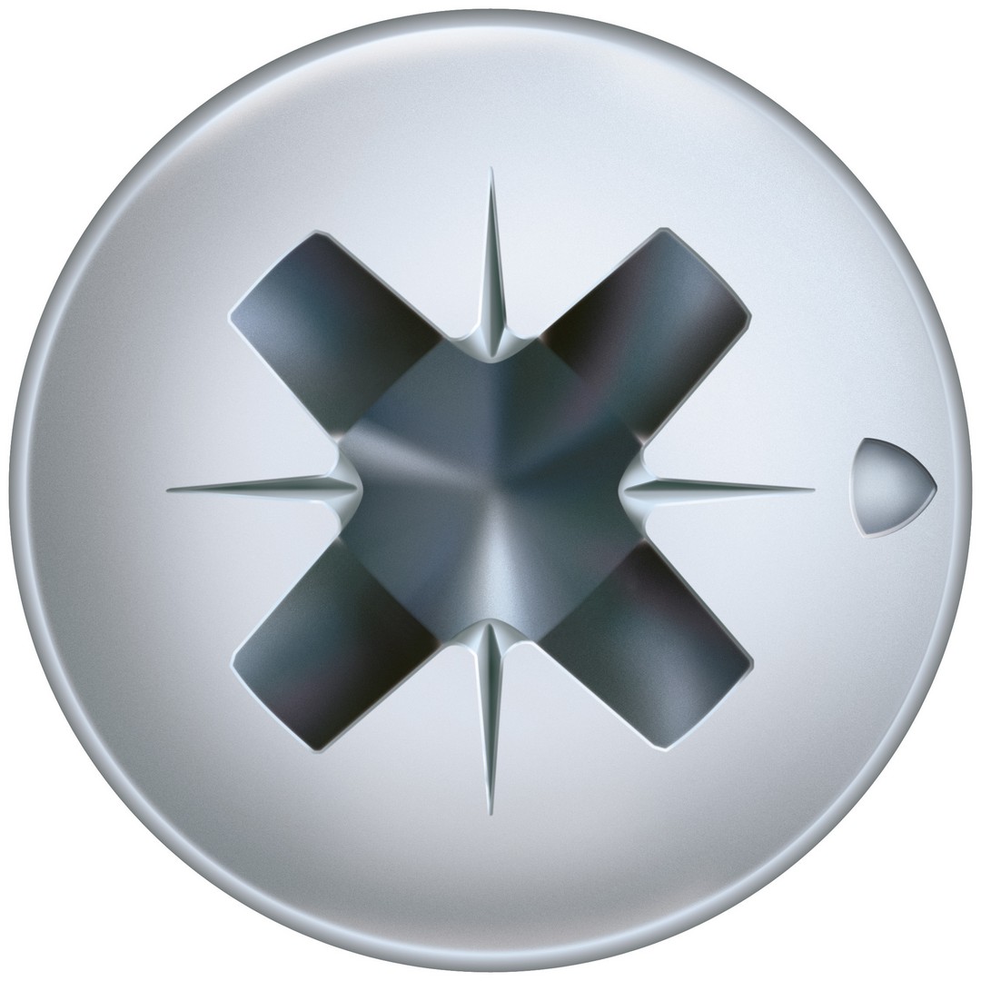 SPAX Tornillo universal, 3 x 10 mm, 1000 unidades, Rosca completa, Cabeza redonda, Ranura en cruz Z1, Punta S, WIROX