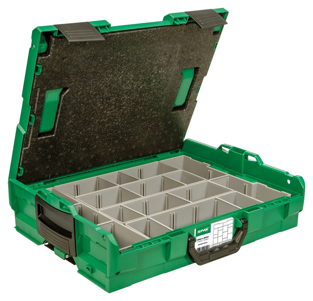 SPAX Maleta de montaje L-BOXX, 1 unidad, vacío