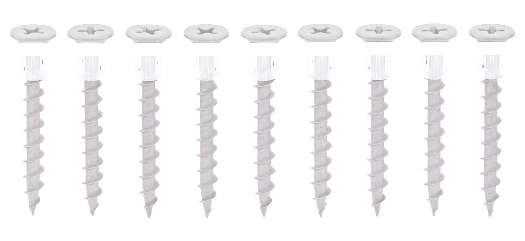 GIX-B rosca gruesa, en tira, 3,9 x 30 mm, 1.000 ud., rosca completa, cabeza de trompeta, H2, punta de aguja, zincado