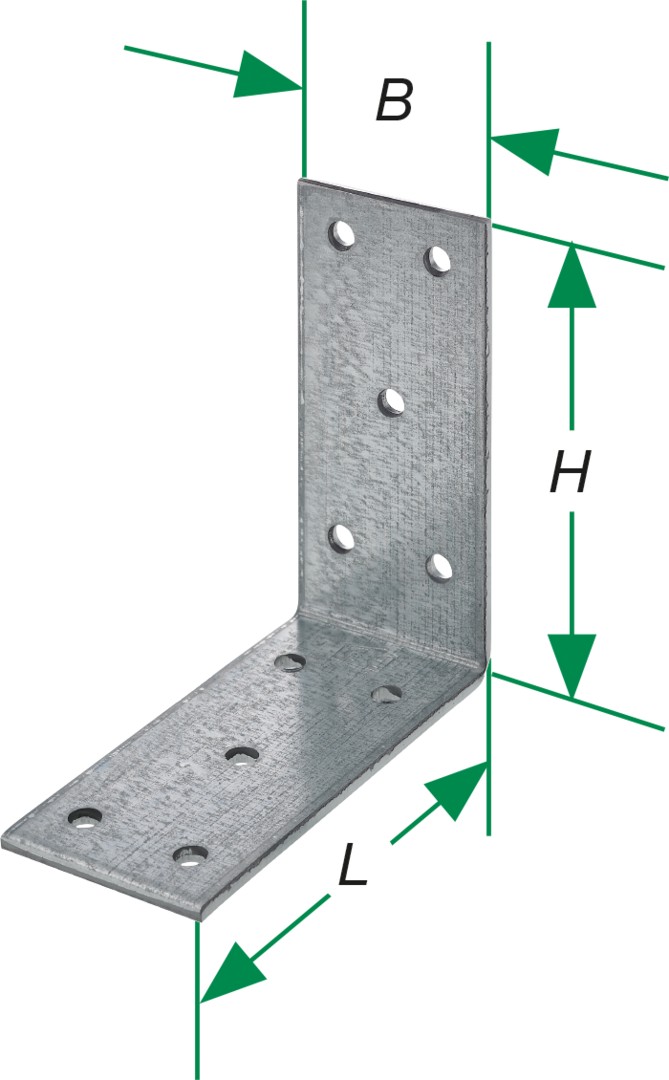 SPAX Elemento de unión angular 120x95x40x3,0 - 100 UD.