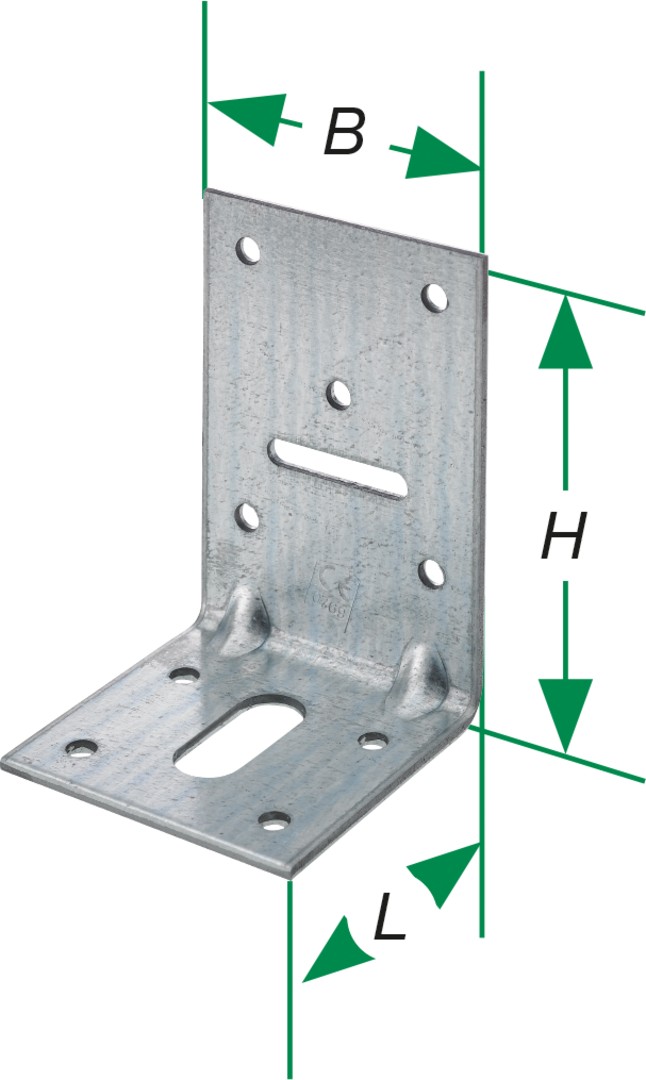 SPAX Escuadra de montaje LL 10x28 90x60x60x2,5 -100 UD.