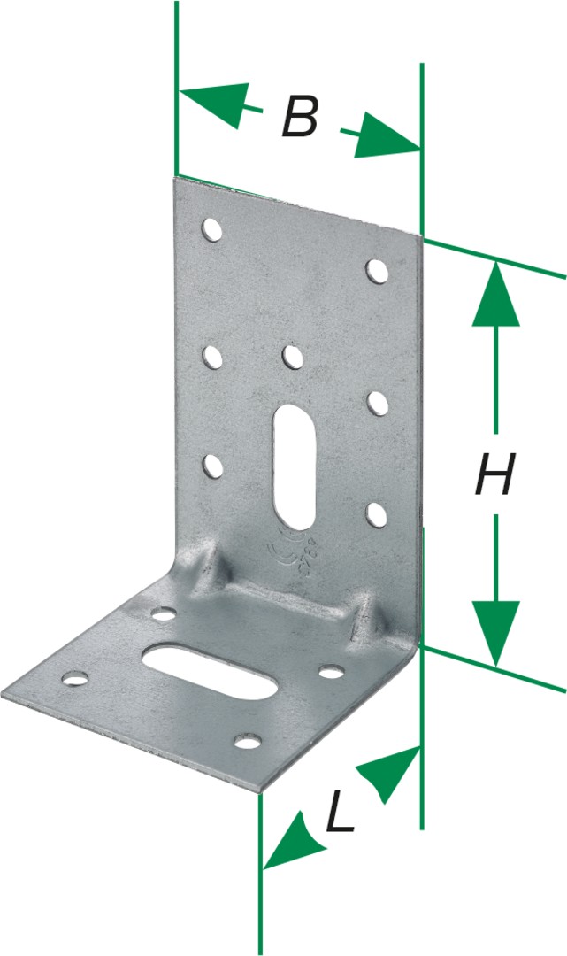 SPAX Escuadra de montaje LLG 10,5x28 90x60x60x1,5 - 100 UD.