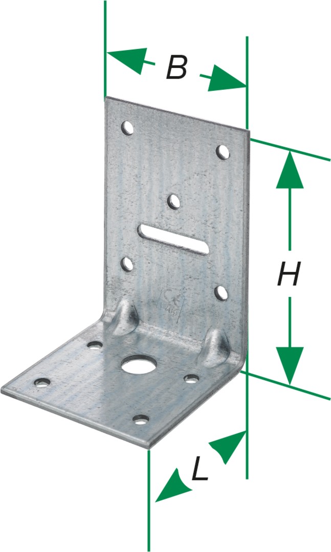 SPAX Escuadra de montaje RL 10 90x60x60x2,5 - 100 UD.