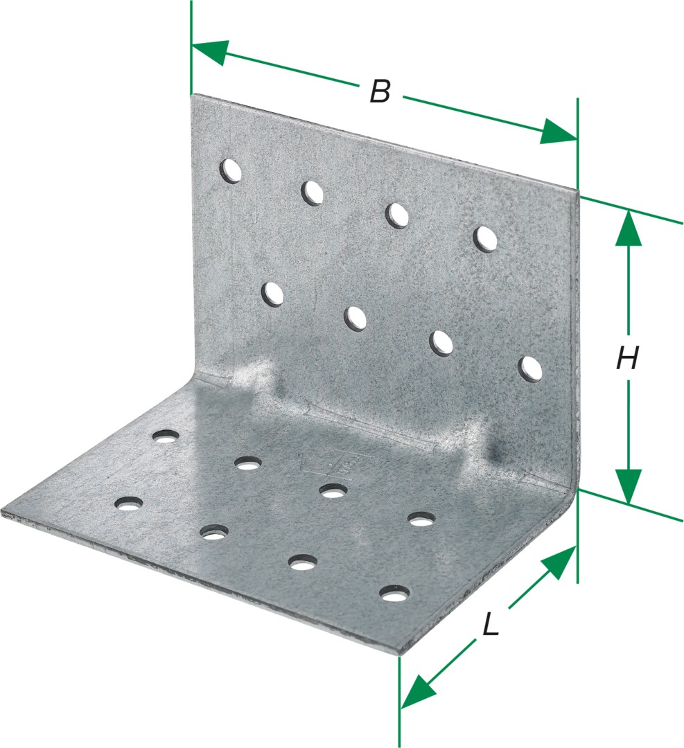 SPAX Elemento de unión angular 65x65x90x2,0 - 100 UD.