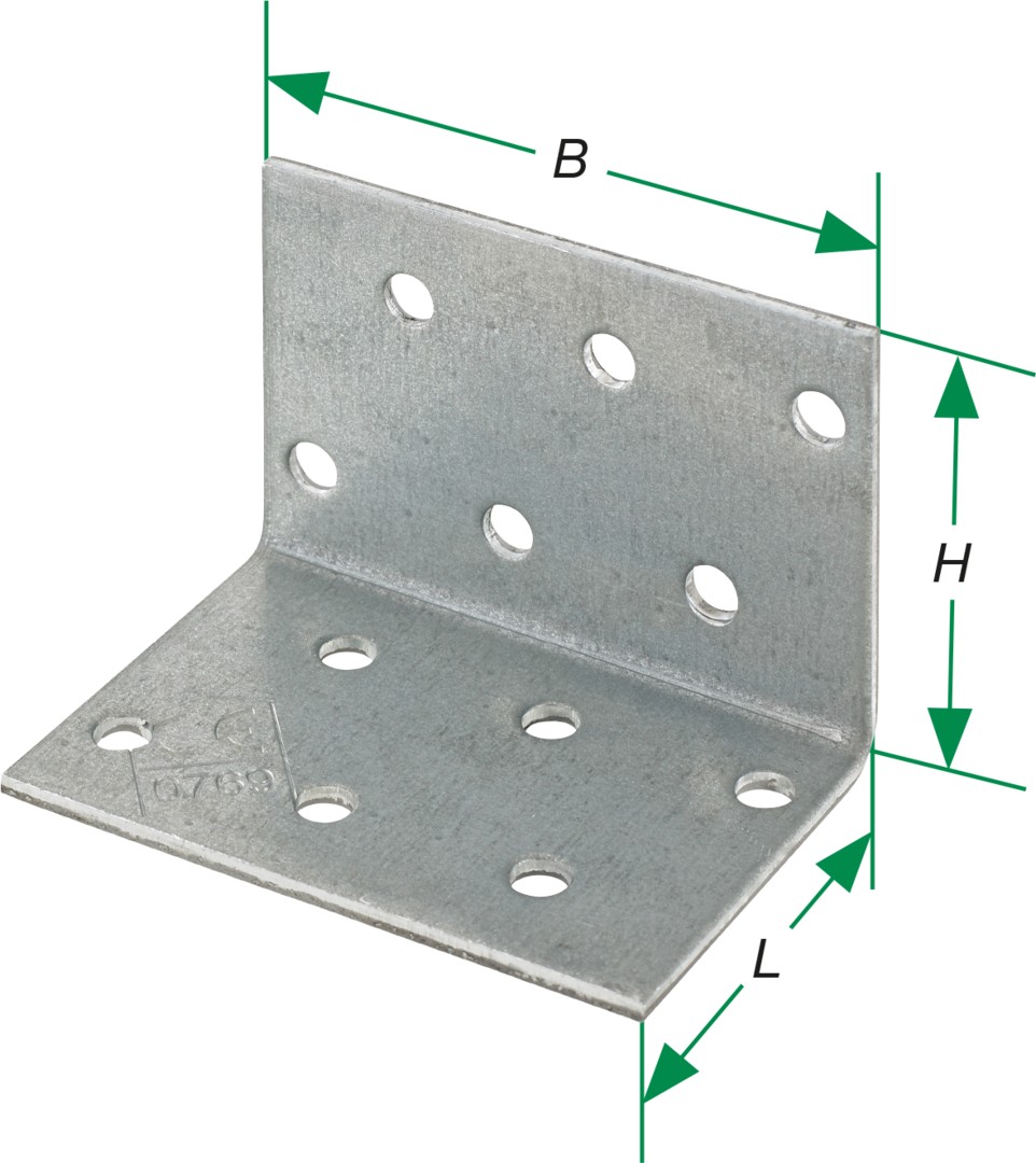 SPAX Escuadra perforada 40x40x20x2,0 - 200 UD.