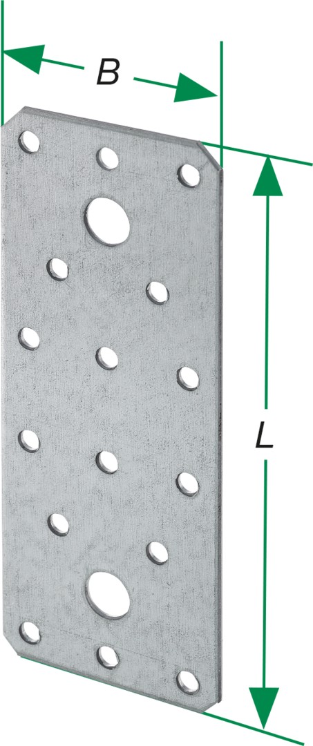 SPAX Conector plano 135x55x2,0 - 100 UD.