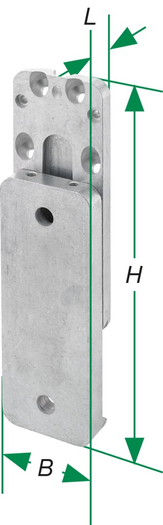 SPAX Unión oculta para hormigón 60x115x24 - 10 UD.