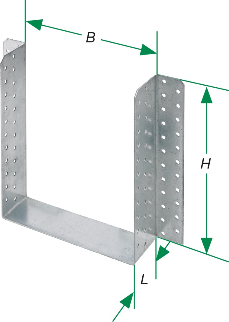 SPAX Soporte para vigas 120x240x2,0 - 20 UD.