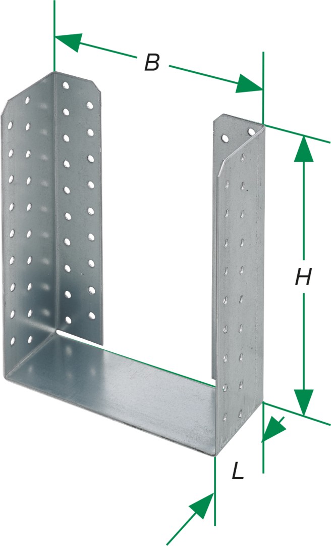 SPAX Soporte para vigas interior 140x200x2,0 - 20 UD.