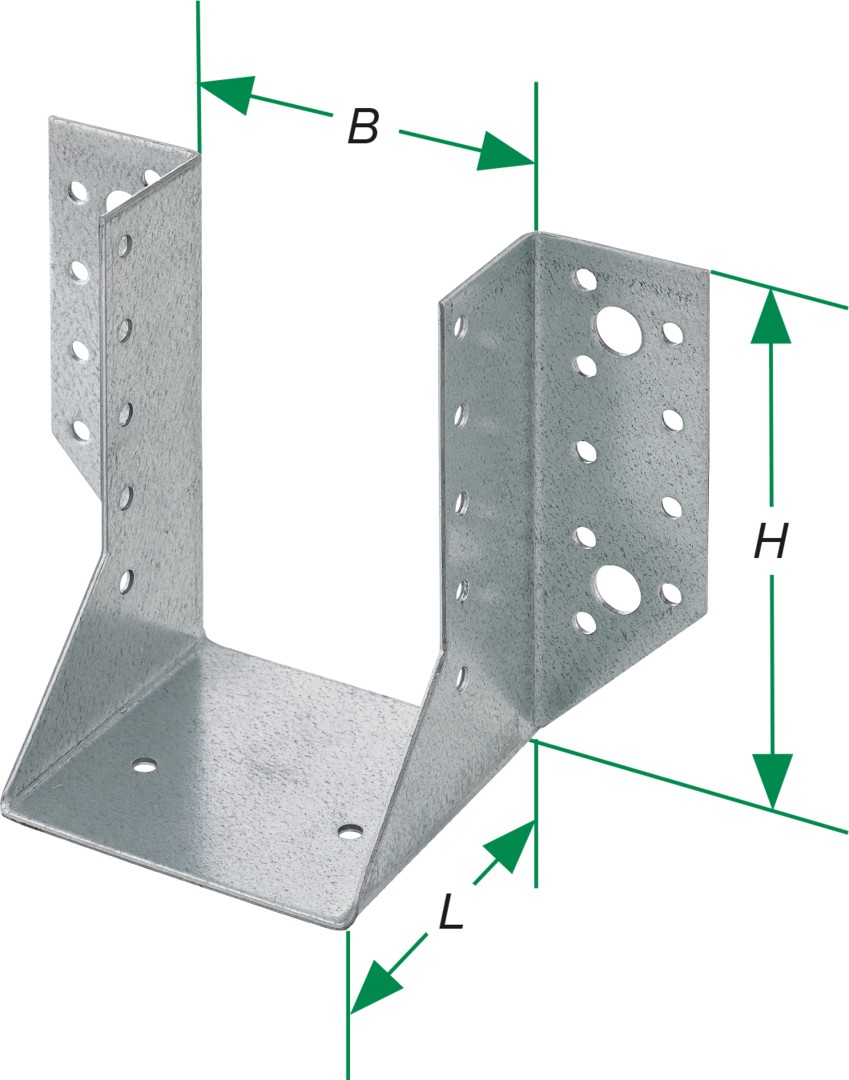SPAX Soporte para vigas combinado 100x140x2,0 - 50 UD.