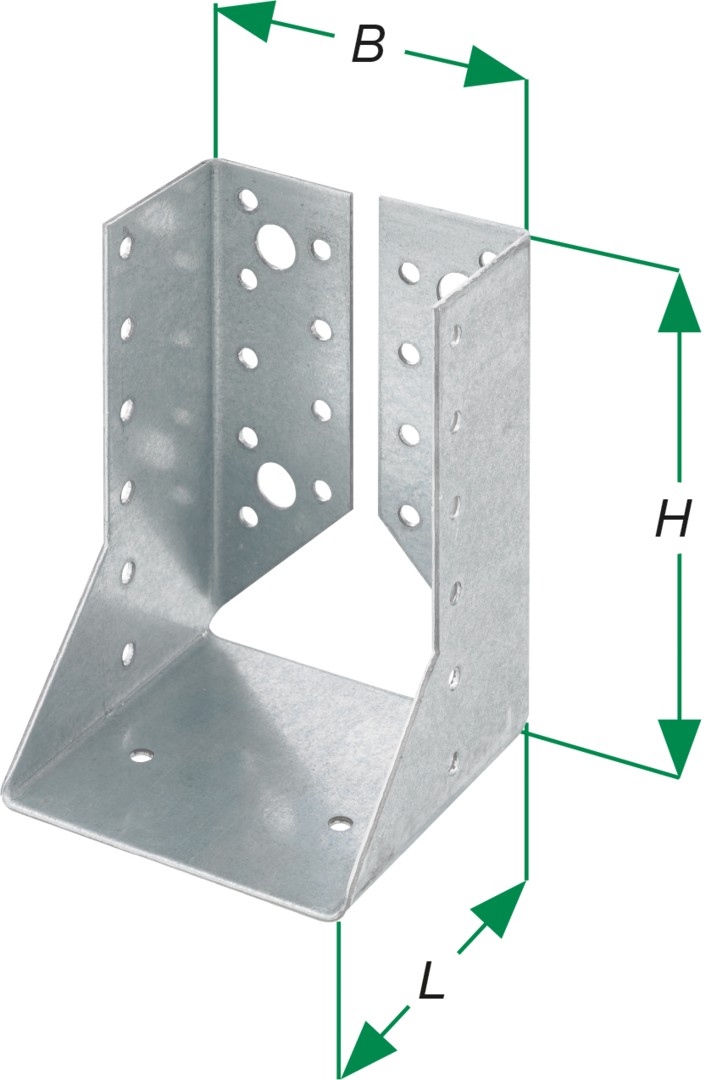 SPAX Soporte para vigas combinado interior 100x140x2,0 - 50 UD.