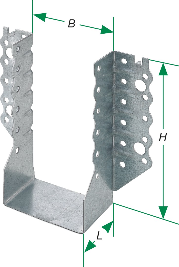 SPAX Soporte para vigas corto 100x140x1,5 - 50 UD.
