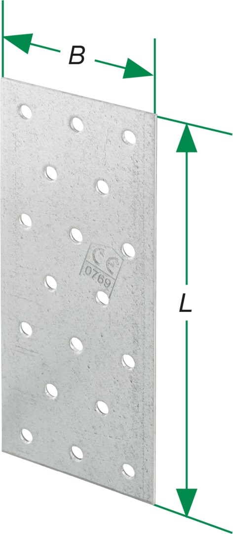 SPAX Placa perforada 100x200x1,5 - 50 UD.