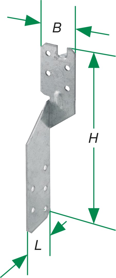 SPAX Escuadra para cerchas y cabrios Uni RLD 170x36x2,0 - 100 UD.