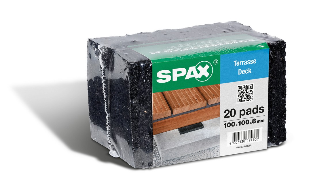 SPAX Almohadilla aislante, 20 unidades