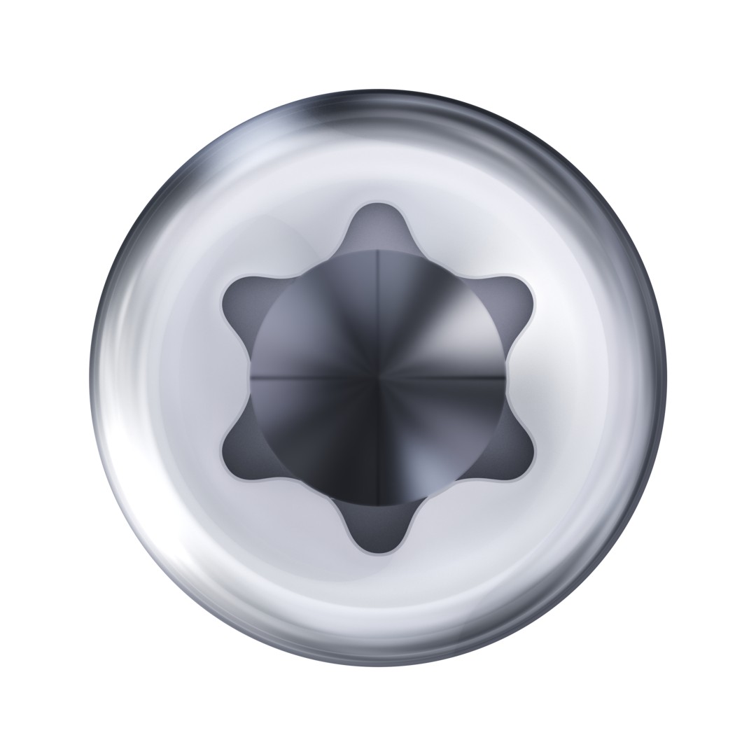 Tornillo SPAX Para Revestimiento Acústico Cabeza Pequeña T-STAR plus T8  4CUT, Rosca Completa Punta WIROX,  200 Uds.