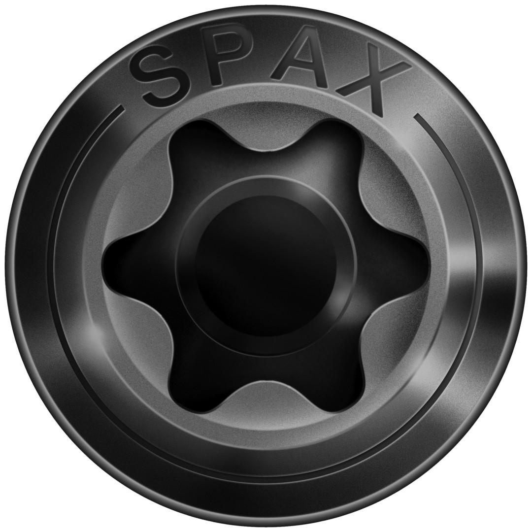 SPAX Tornillo de fachada, parcialmente roscado, cabeza avellanada extra pequeña, T-STAR plus, punta CUT, acero inoxidable A2 BLAX