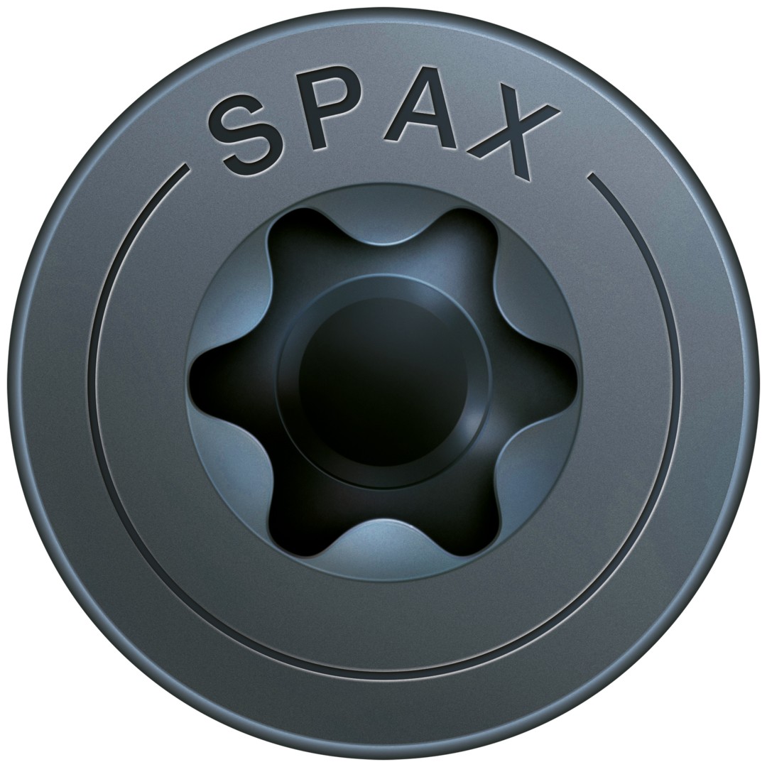 Cabeza de placa posterior plana SPAX, 3,5 x 30 mm, 300 piezas, totalmente roscada, cabeza de placa posterior, T-STAR plus, 4CUT, WIROX