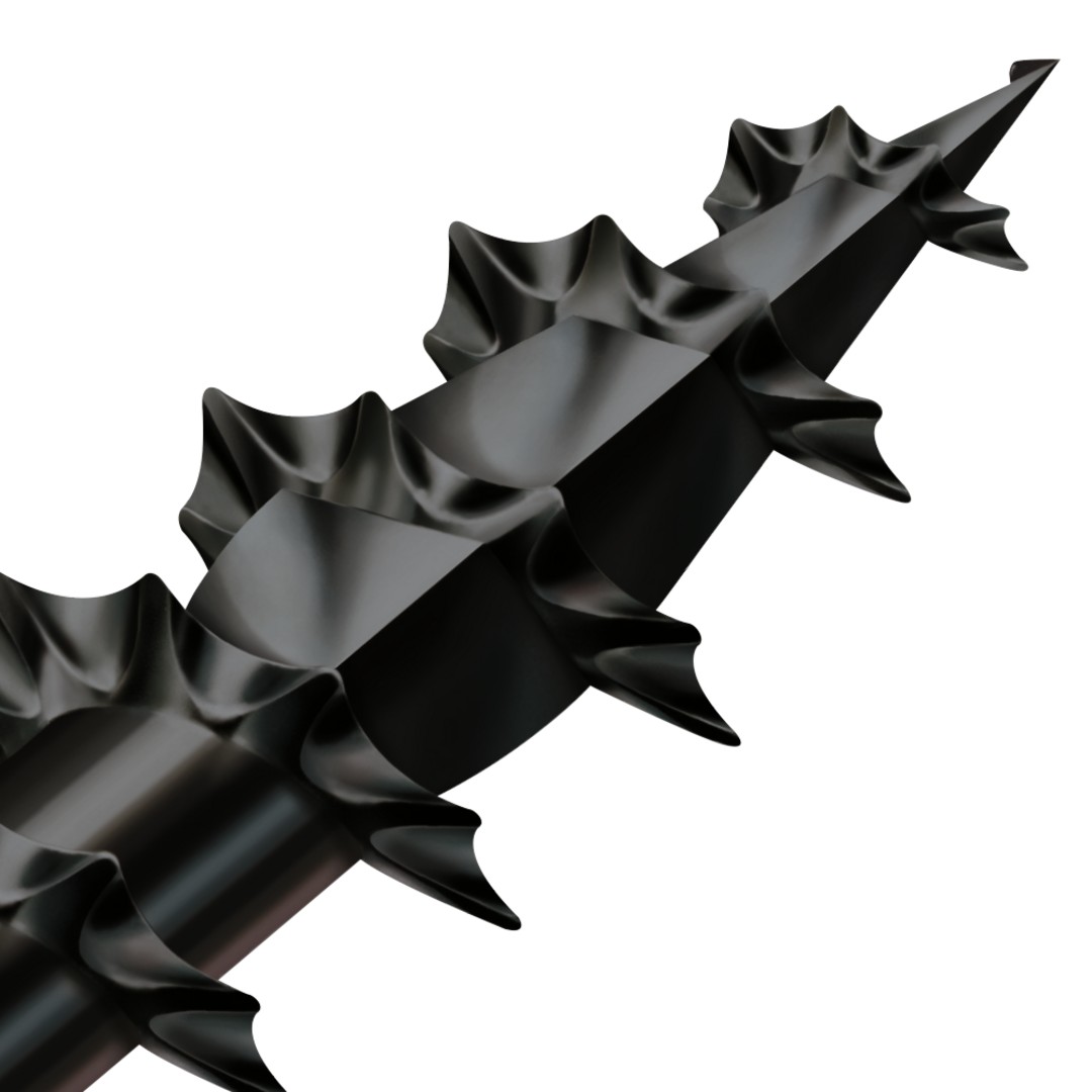 SPAX Tornillo universal, 3,5 x 16, rosca completa, cabeza plana, T-STAR plus T20, 4-CUT, negro galvanizado, 25 unid.
