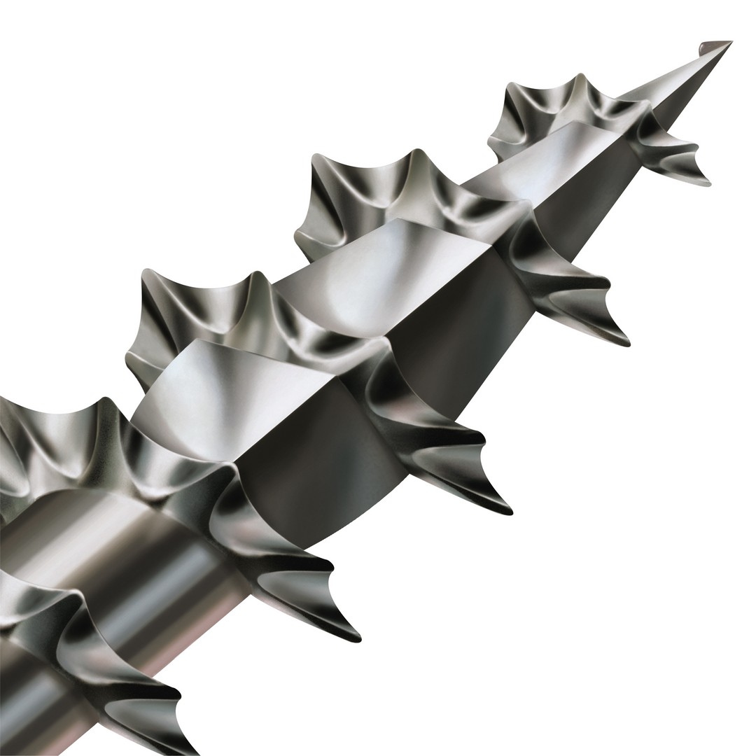 SPAX Tornillo de acero inoxidable, 3,5 x 16 mm, 25 unidades, Rosca completa, Cabeza plana, T-STAR plus T15, 4CUT, Acero inoxidable A2