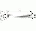 SPAX-RA, 7,5 x 100 mm, 6 unidades, Rosca completa, Cabeza plana, T-STAR plus T30, WIROX