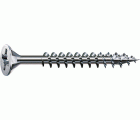 SPAX Tornillo universal, 3,5 x 50 mm, 200 unidades, Rosca completa, Cabeza plana, Ranura en cruz Z2, 4CUT, WIROX