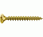 SPAX Tornillo universal, 2 x 10 mm, 150 unidades, Rosca completa, Cabeza plana, Ranura en cruz Z1, Punta S, YELLOX