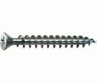 SPAX Tornillo universal, 3 x 10 mm, 1000 unidades, Rosca completa, Cabeza plana, Ranura en cruz Z1, Punta S, WIROX