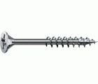 SPAX Tornillo universal, 3,5 x 30 mm, 1000 unidades, Rosca parcial, Cabeza plana, Ranura en cruz Z2, 4CUT, WIROX