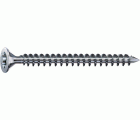 SPAX Tornillo para construcciones en madera, 8,0 x 80 mm, 50 unidades,Rosca completa, Cabeza plana, T-STAR plus, Punta CUT, WIROX, diámetro Ø 8 y 10 mm