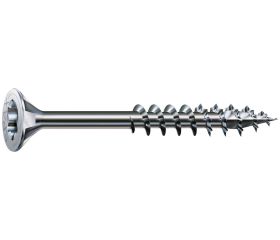 SPAX Tornillo universal, 3,5 x 35 mm, 1000 unidades, Rosca parcial, Cabeza plana, T-STAR plus T20, 4CUT, WIROX