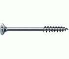 SPAX Tornillo para construcción en madera, 12 x 100 mm, 25 unidades, rosca parcial, cabeza plana, T-STAR plus T50, punta S, WIROX
