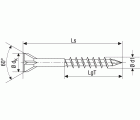 SPAX para suelos de madera maciza, 3,5 x 45 mm, 350 unidades, Rosca parcial, Cabeza plana, T-STAR plus T10, Punta CUT, WIROX
