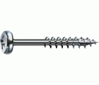 SPAX Tornillo universal, 5 x 90 mm, 200 unidades, Rosca parcial, Cabeza redonda, Ranura en cruz Z2, 4CUT, WIROX