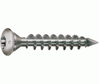 SPAX Tornillo para postes, 8 x 50 mm, 10 unidades, Rosca completa, Cabeza de centrado, T-STAR plus T40, Punta CUT, Acero inoxidable A1