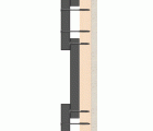 SPAX Tornillo para fachadas, 4,5 x 50 mm, 200 piezas, parcialmente roscado, cabeza avellanada elevada, T-STAR plus T20, punta CUT, acero inoxidable A2 BLAX