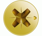 SPAX Tornillo universal, 3 x 10 mm, 1000 unidades, Rosca completa, Cabeza plana, Ranura en cruz Z1, Punta S, YELLOX