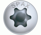 SPAX Tornillo universal, 5 x 90 mm, 200 unidades, Rosca parcial, Cabeza redonda, T-STAR plus T20, 4CUT, WIROX