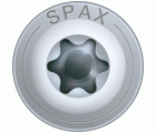 SPAX tornillos para tienda, set con 2 dimensiones, 6x160 – cabeza arandela, 6 unidades, 8x220 – cabeza arandela, 12 unidades, T-STAR plus, WIROX