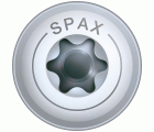 SPAX construcciones en madera, cabeza arandela, 6 x 40 mm, 200 unidades, rosca completa, T-STAR plus T30, 4CUT, WIROX