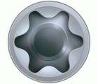 SPAX-RA, 7,5 x 40 mm, 100 unidades, Rosca completa, Cabeza cilíndrica, T-STAR plus T30, WIROX